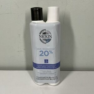 Nioxin System 5 Cleanser Shampoo‎ + Scalp Therapy Conditioner DUO